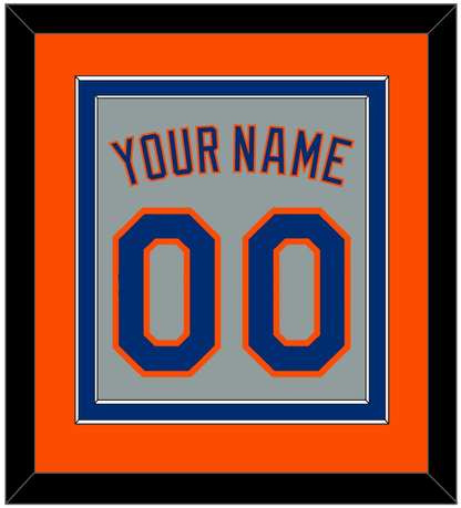 New York Name & Number - Road Gray - Signature Tier 4