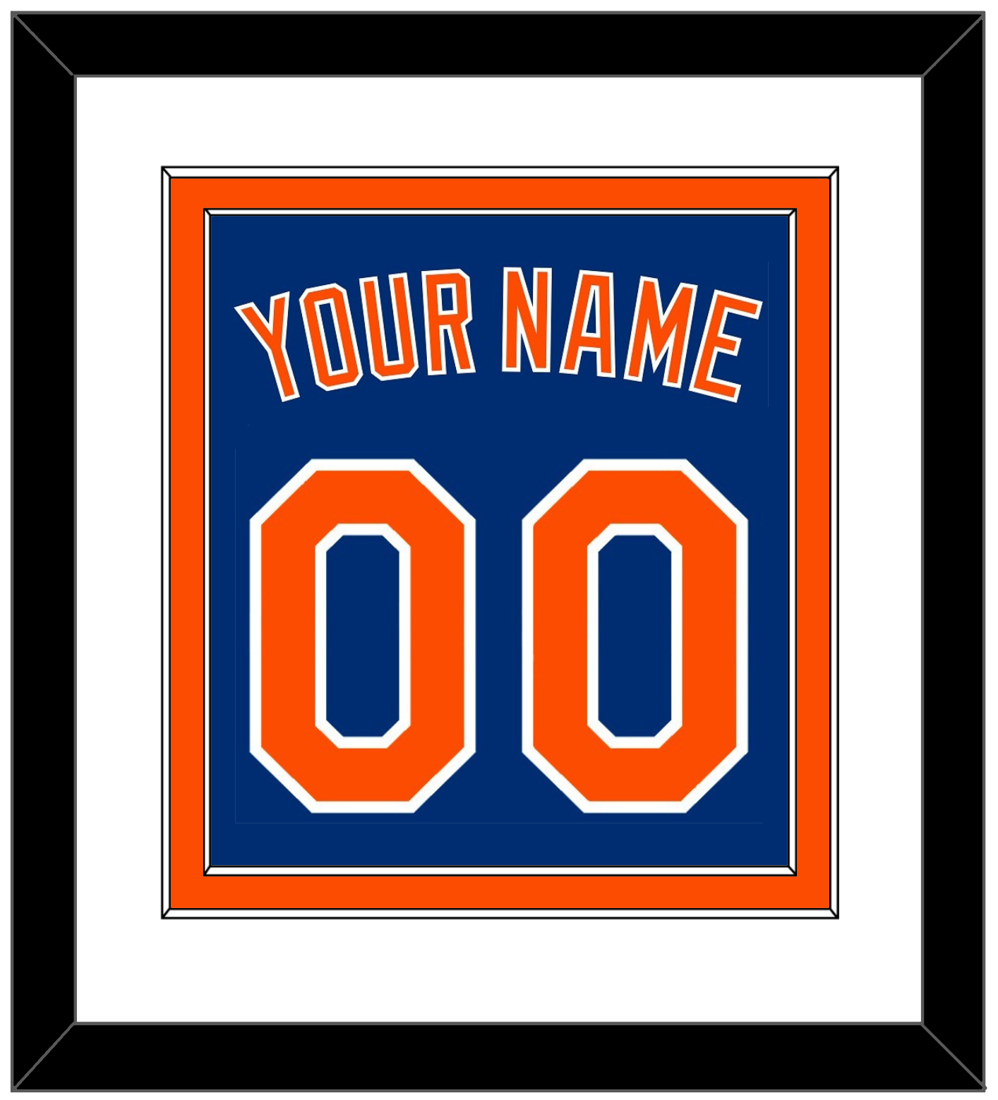 New York Name & Number - Alternate Home Blue - Signature Tier 1