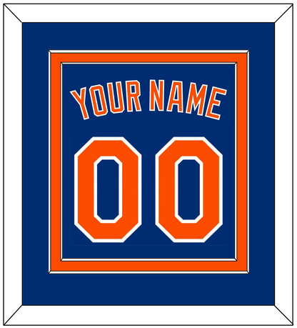 New York Name & Number - Alternate Home Blue - Signature Tier 2
