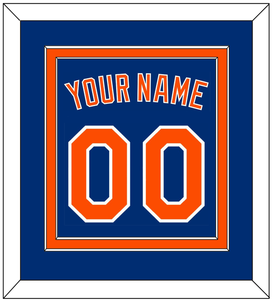 New York Name & Number - Alternate Home Blue - Signature Tier 2