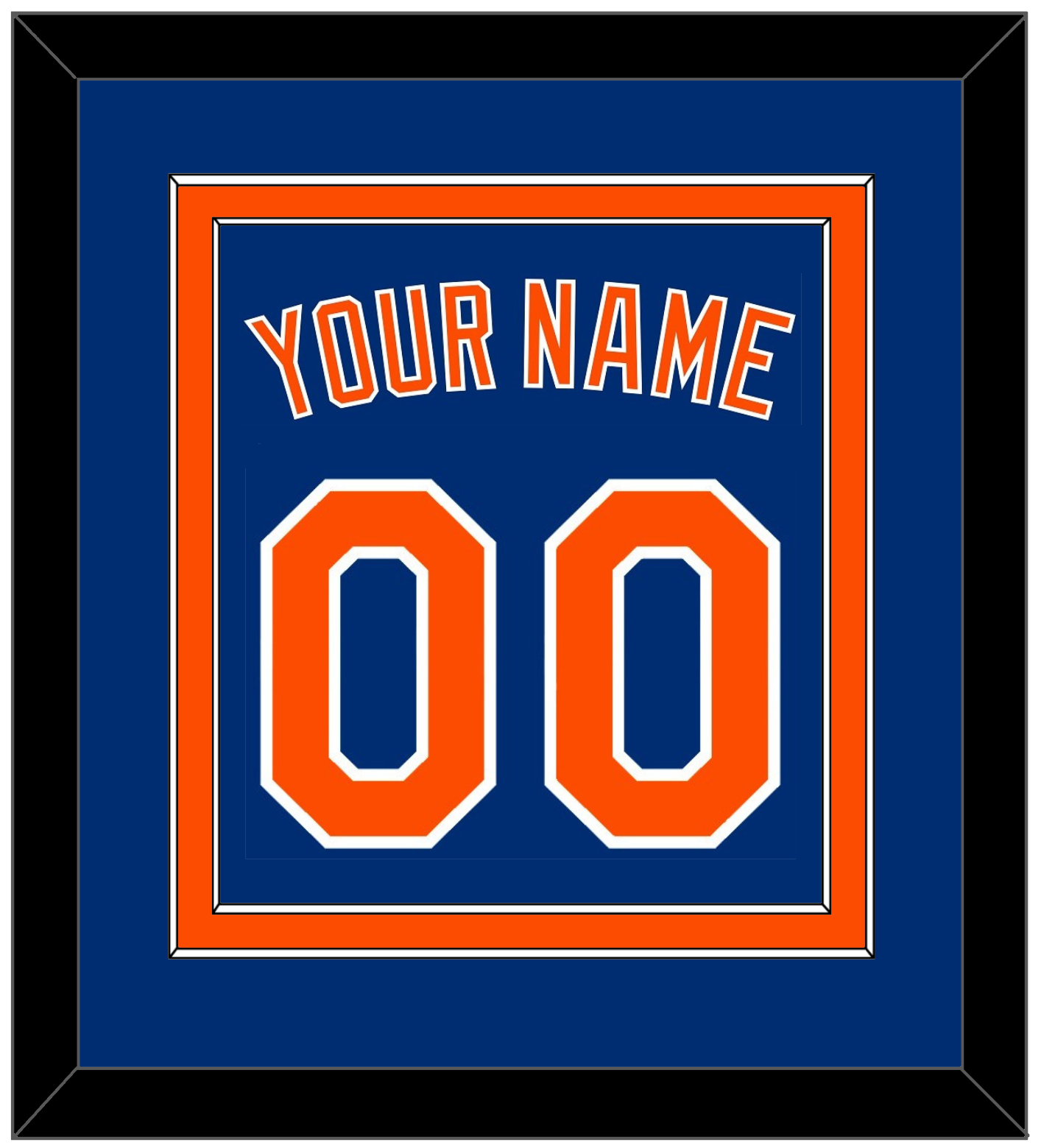 New York Name & Number - Alternate Home Blue - Signature Tier 2