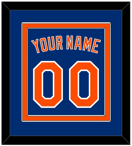 New York Name & Number - Alternate Home Blue - Signature Tier 2