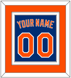 New York Name & Number - Alternate Home Blue - Double Mat 3