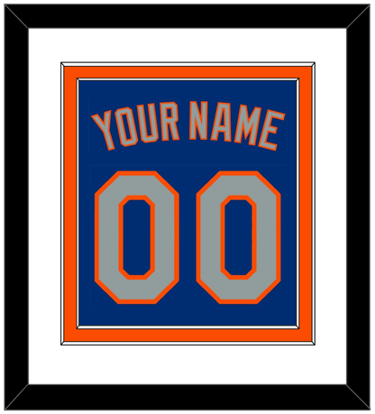 New York Name & Number - Alternate Road Blue - Signature Tier 1