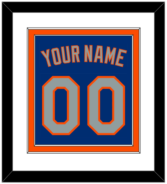 New York Name & Number - Alternate Road Blue - Signature Tier 1