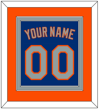 New York Name & Number - Alternate Road Blue - Signature Tier 3