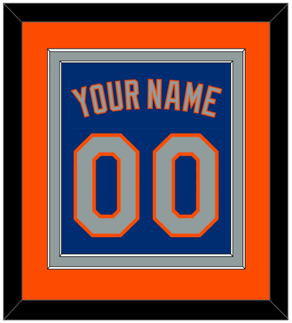 New York Name & Number - Alternate Road Blue - Signature Tier 3