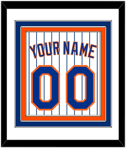 New York Name & Number - Home Pinstripes - Premier Tier 1