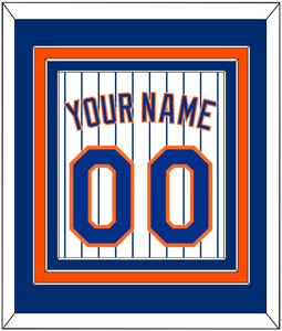 New York Name & Number - Home Pinstripes - Triple Mat 2