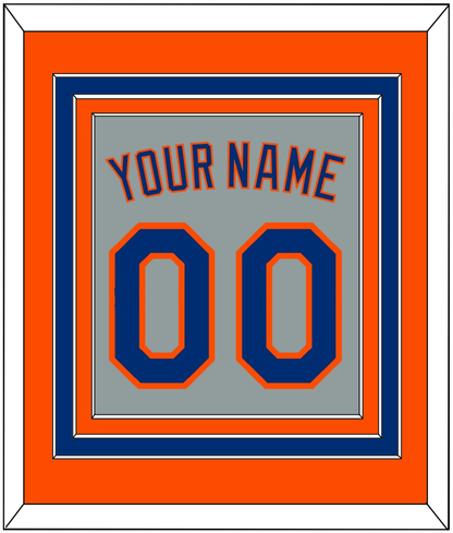 New York Name & Number - Road Gray - Premier Tier 3