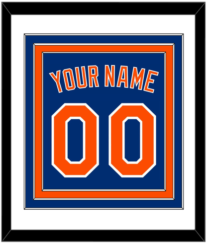 New York Name & Number - Alternate Home Blue - Premier Tier 1