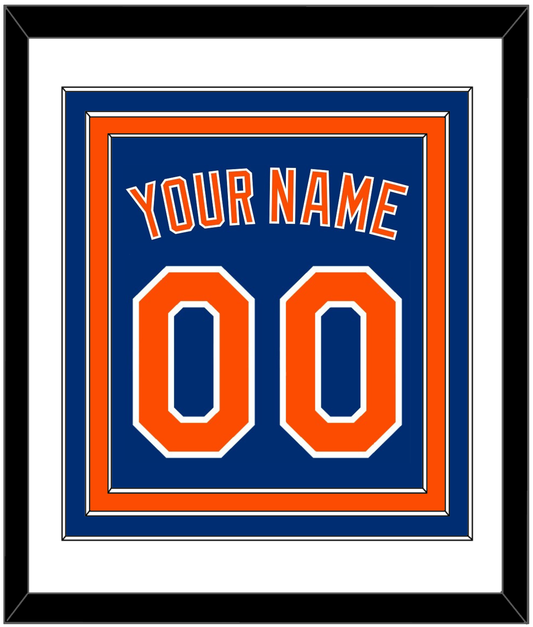 New York Name & Number - Alternate Home Blue - Premier Tier 1