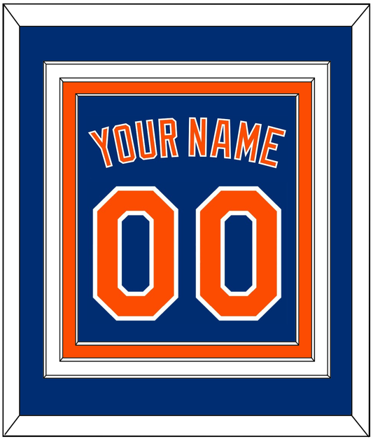 New York Name & Number - Alternate Home Blue - Premier Tier 2