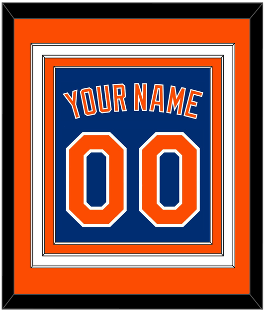 New York Name & Number - Alternate Home Blue - Premier Tier 3