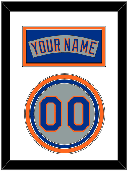 New York Nameplate & Number - Road Gray (1982-1986) - Premier Tier 1