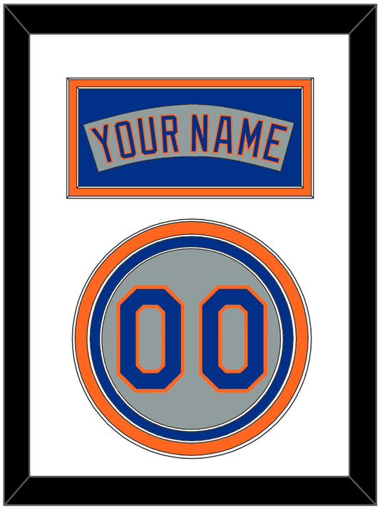 New York Nameplate & Full-Size Number - Split