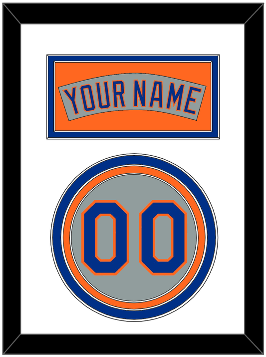 New York Nameplate & Number - Road Gray (1982-1986) - Premier Tier 2