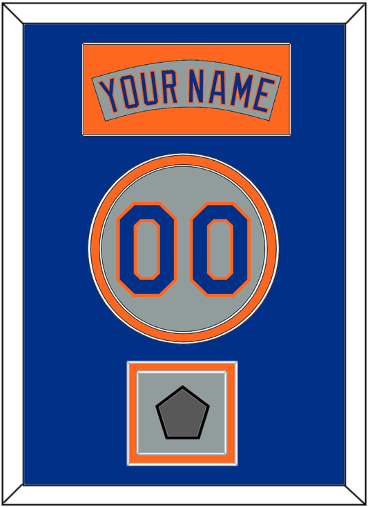 New York Legacy Nameplate & Full-Size Number - Split