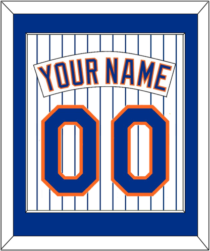 New York Nameplate & Number - Home Pinstripes (1983-1986) - Essential Tier 1