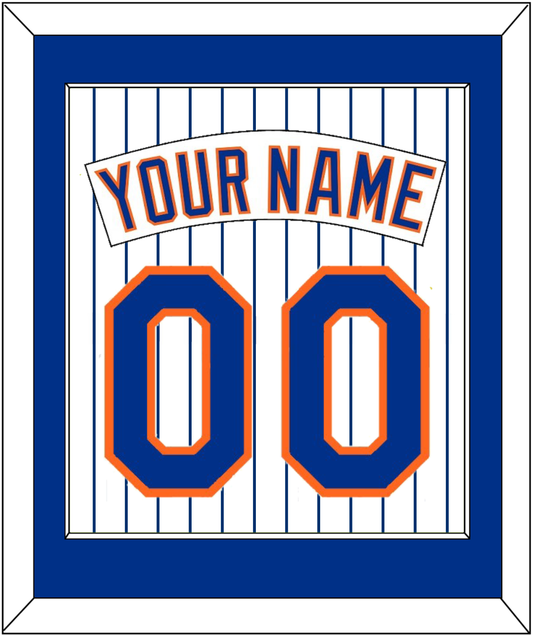 New York Nameplate & Number - Home Pinstripes (1983-1986) - Essential Tier 1