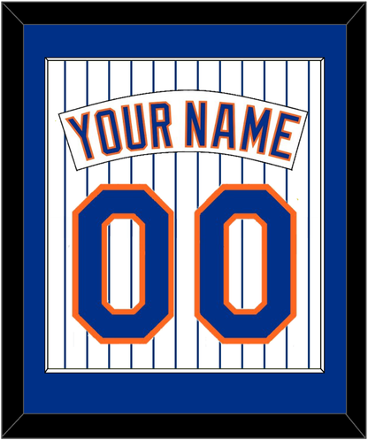 New York Nameplate & Number - Home Pinstripes (1983-1986) - Essential Tier 1