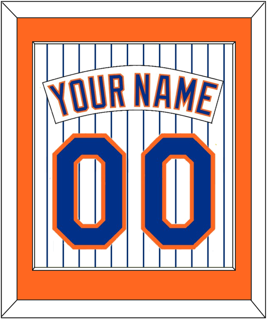 New York Nameplate & Number - Home Pinstripes (1983-1986) - Essential Tier 2