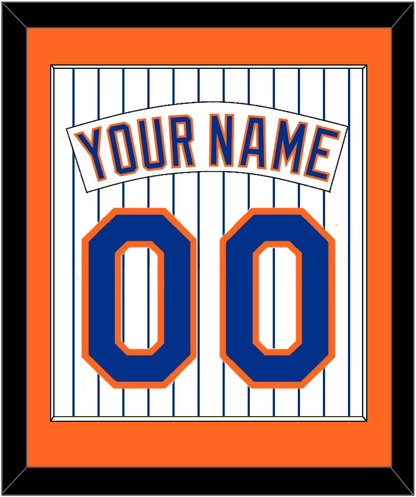 New York Nameplate & Number - Home Pinstripes (1983-1986) - Essential Tier 2