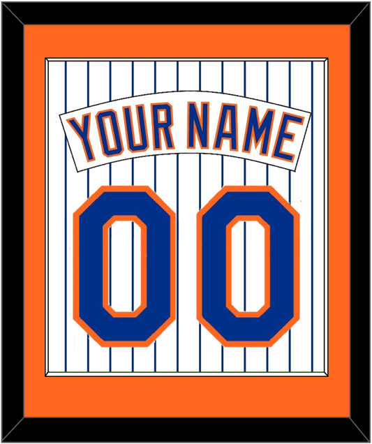 New York Nameplate & Number - Home Pinstripes (1983-1986) - Essential Tier 2