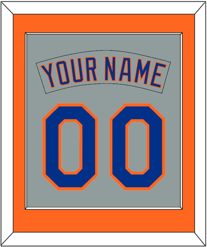 New York Nameplate & Number Combined - Road Gray (1982-1986) - Essential Tier 3