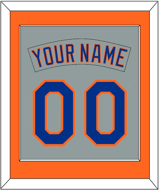 New York Nameplate & Number Combined - Road Gray (1982-1986) - Essential Tier 3