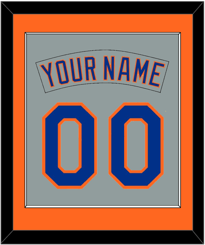 New York Nameplate & Number Combined - Road Gray (1982-1986) - Essential Tier 3