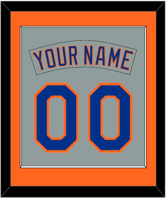New York Nameplate & Number Combined - Road Gray (1982-1986) - Essential Tier 3
