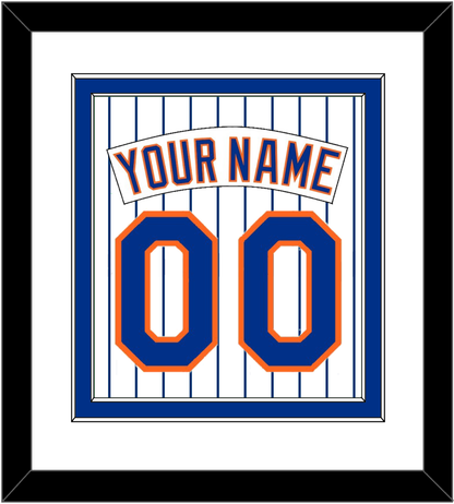 New York Nameplate & Number - Home Pinstripes (1983-1986) - Signature Tier 1
