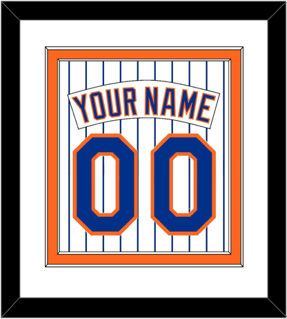 New York Nameplate & Number - Home Pinstripes (1983-1986) - Signature Tier 2