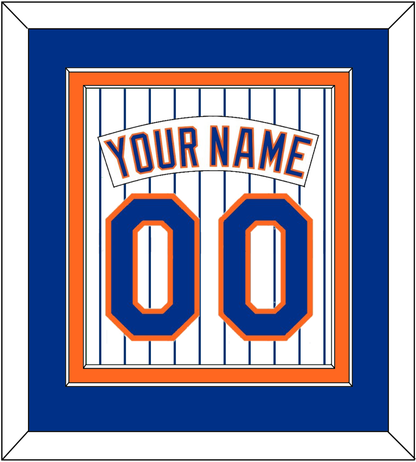 New York Nameplate & Number - Home Pinstripes (1983-1986) - Signature Tier 3
