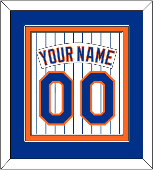 New York Nameplate & Number - Home Pinstripes (1983-1986) - Signature Tier 3