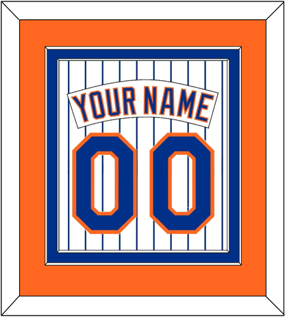 New York Nameplate & Number - Home Pinstripes (1983-1986) - Signature Tier 4