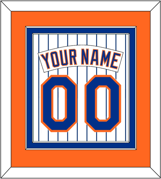 New York Nameplate & Number - Home Pinstripes (1983-1986) - Signature Tier 4