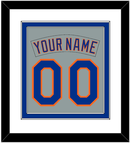 New York Nameplate & Number Combined - Road Gray (1982-1986) - Signature Tier 1