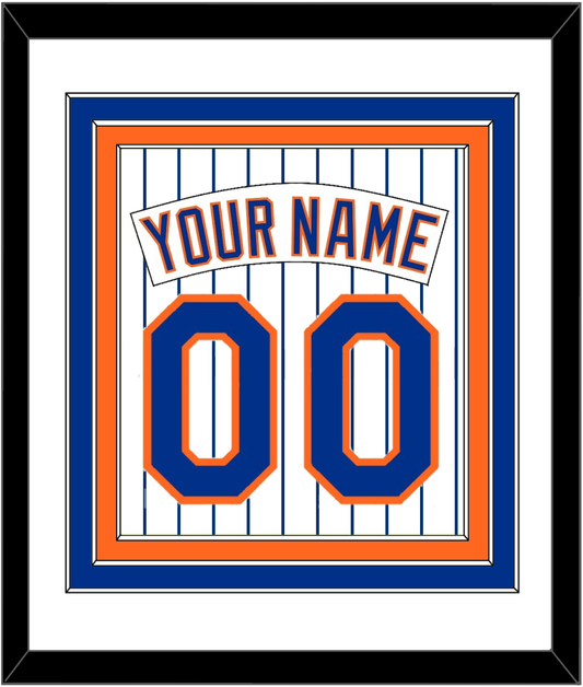 New York Nameplate & Number - Home Pinstripes (1983-1986) - Premier Tier 1