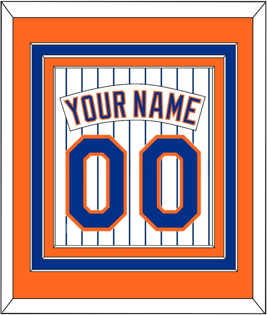 New York Nameplate & Number - Home Pinstripes (1983-1986) - Premier Tier 3