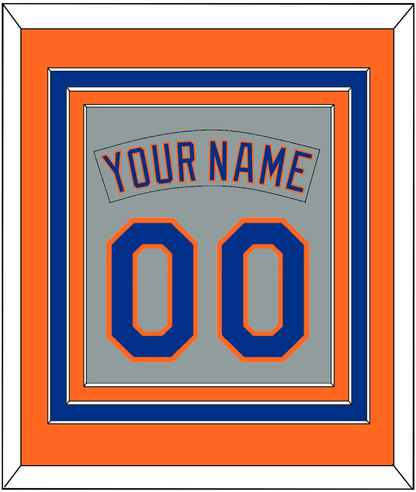 New York Nameplate & Number Combined - Road Gray (1982-1986) - Premier Tier 3