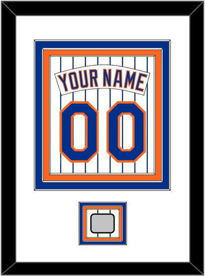 New York Nameplate, Number & World Series Patch - Home Pinstripes (1983-1986) - Premier Tier 1