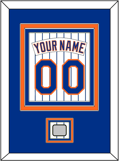 New York Nameplate, Number & World Series Patch - Home Pinstripes (1983-1986) - Premier Tier 2