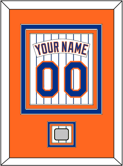 New York Nameplate, Number & World Series Patch - Home Pinstripes (1983-1986) - Premier Tier 3