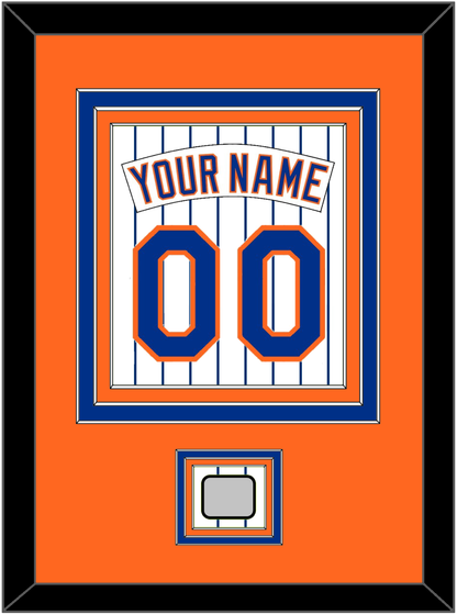 New York Nameplate, Number & World Series Patch - Home Pinstripes (1983-1986) - Premier Tier 3