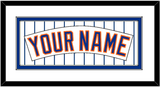 New York Nameplate - Home Pinstripes (1983-1986) - Double Mat 1