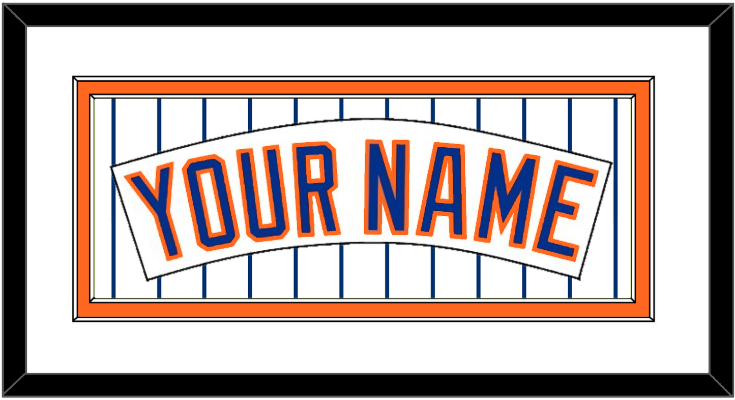 New York Nameplate - Home Pinstripes (1983-1986) - Signature Tier 2