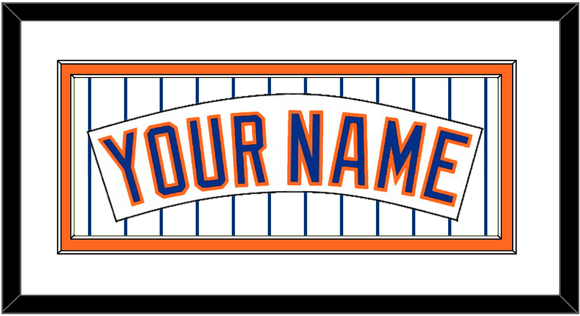 New York Nameplate - Home Pinstripes (1983-1986) - Double Mat 2