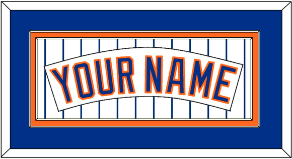 New York Nameplate - Home Pinstripes (1983-1986) - Double Mat 3